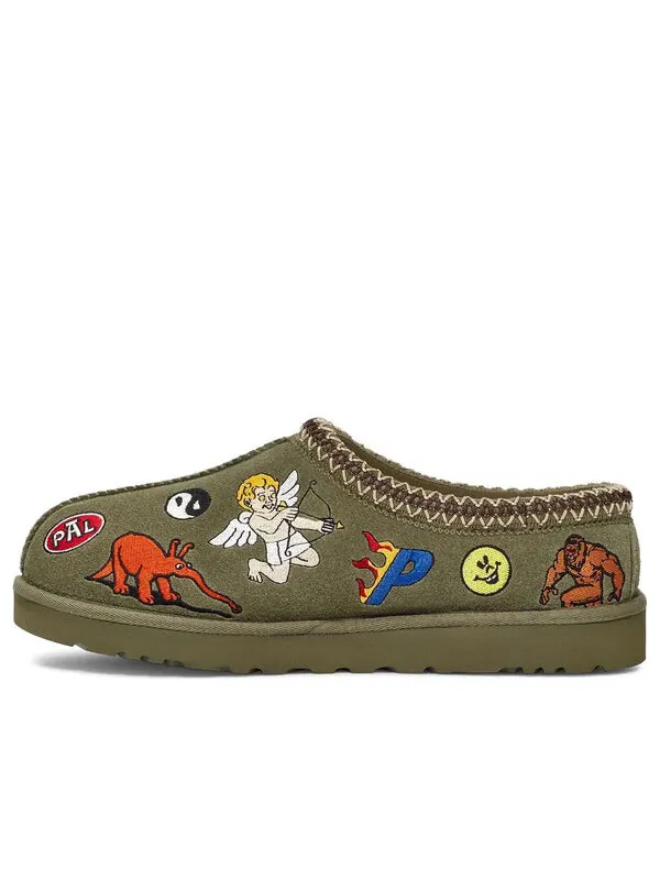 Кроссовки x palace tasman тапочки Ugg — изображение 1 из 2, оливковый