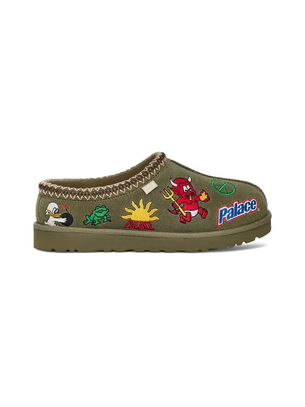 Кроссовки x palace tasman тапочки Ugg — изображение 2 из 2, оливковый