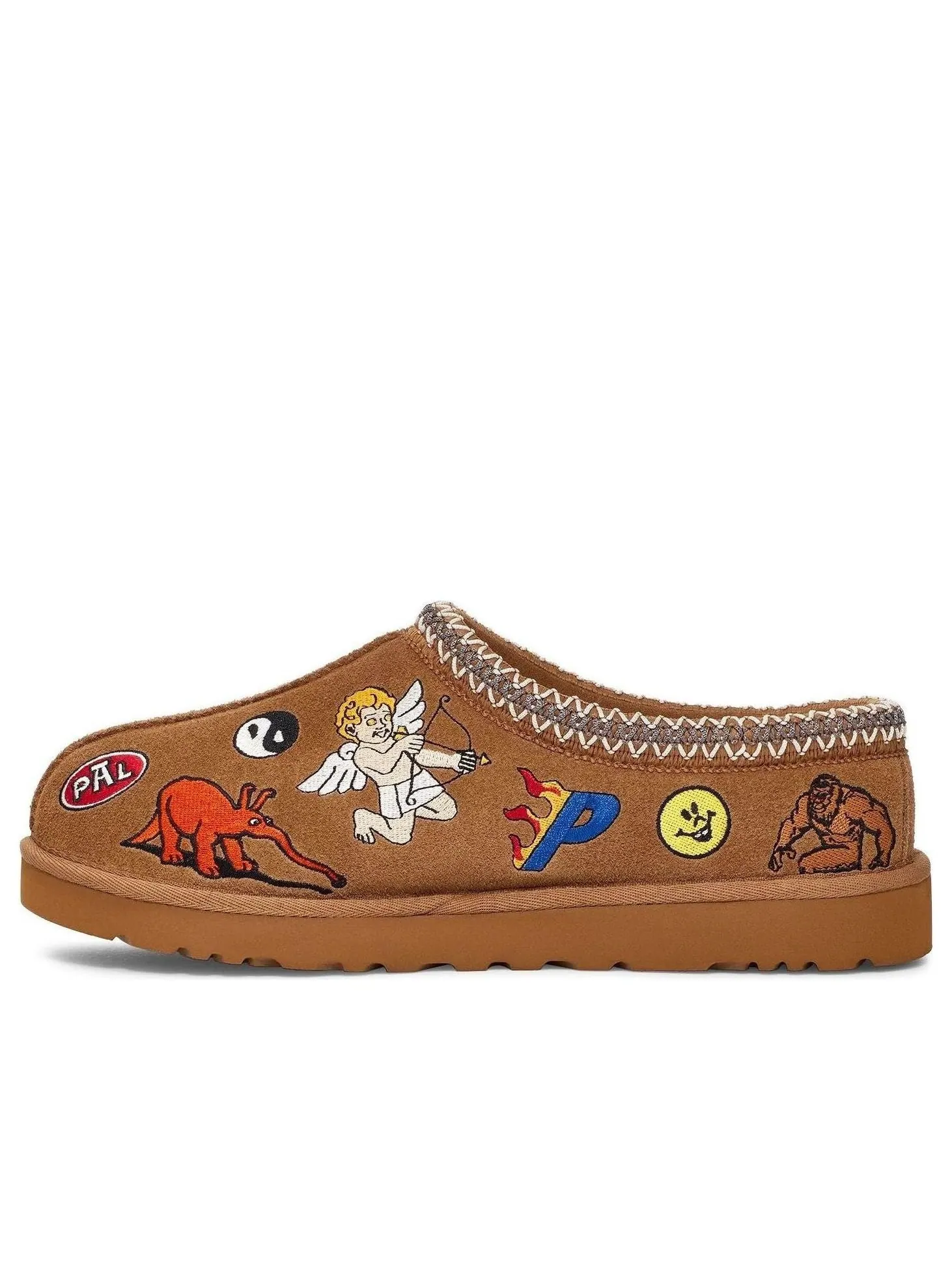Угги UGG x Palace Tasman Slipper 'Chestnut' — изображение 1 из 2, бежевый