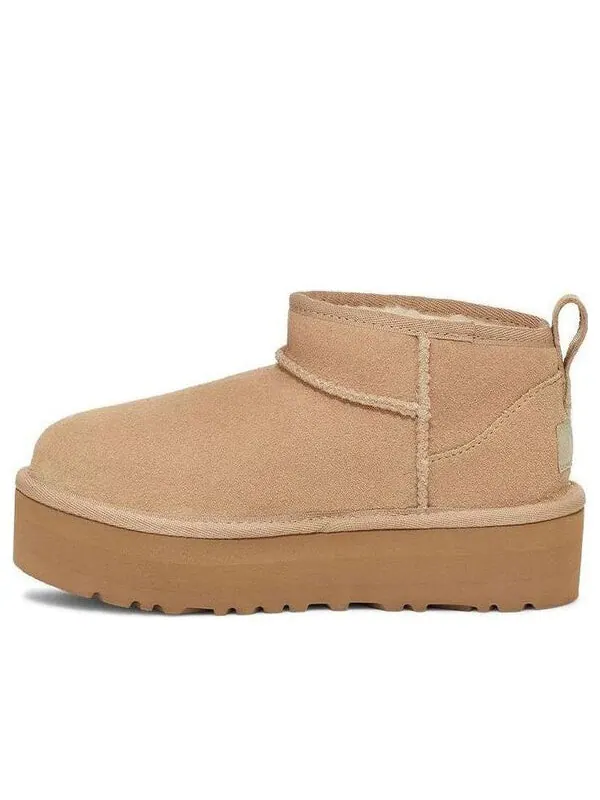 Кроссовки classic ultra mini platform 'sand' Ugg — изображение 1 из 4, бежевый