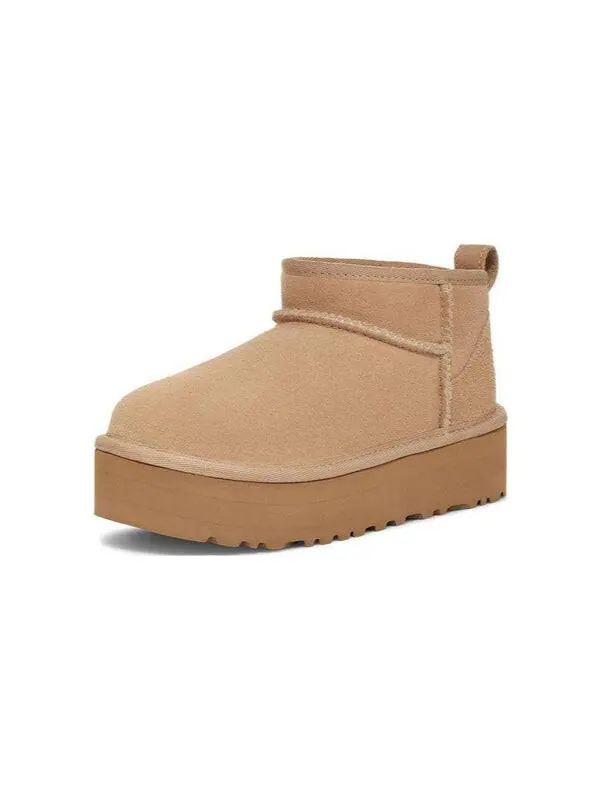 Кроссовки classic ultra mini platform 'sand' Ugg — изображение 4 из 4, бежевый