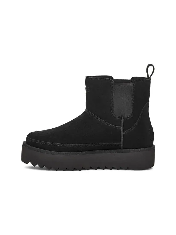 Кроссовки classic chelsea platform mini boot 'black' Ugg — изображение 2 из 4, черный