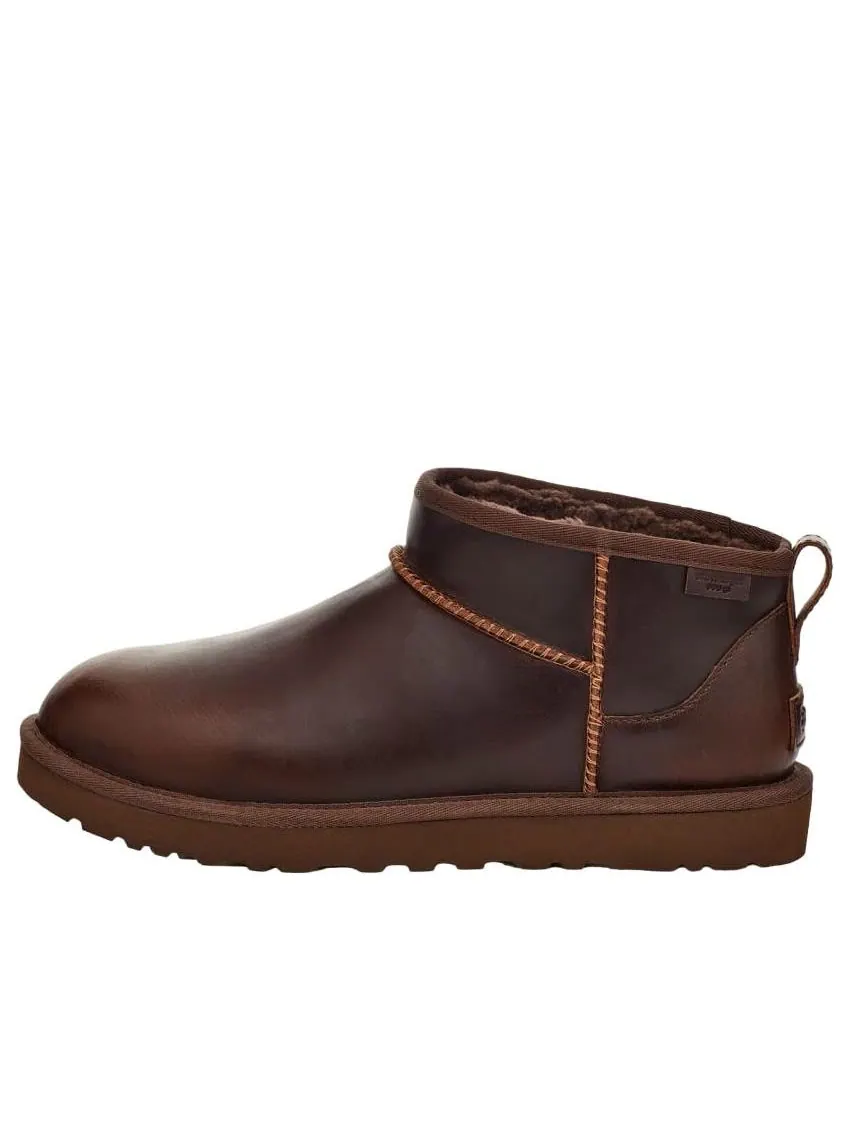 Угги UGG Classic Ultra Mini LTHR Regen 'Ironwood'