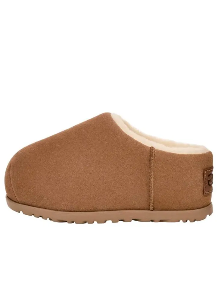 Шлепанцы (WMNS) UGG Pumped Slides 'Chestnut' — изображение 1 из 6, коричневый