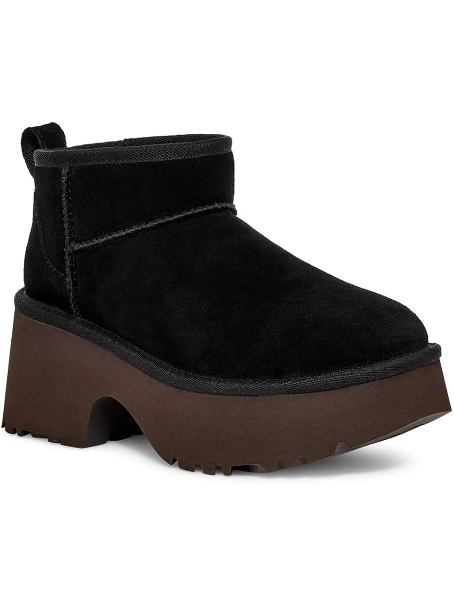 Ботинки UGG Classic Ultra Mini New Heights — изображение 1 из 4, черный