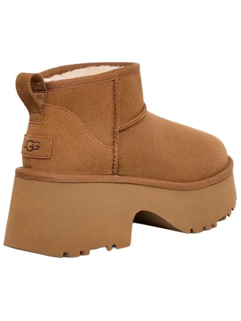 Ботинки UGG Classic Ultra Mini New Heights — изображение 4 из 6, орех