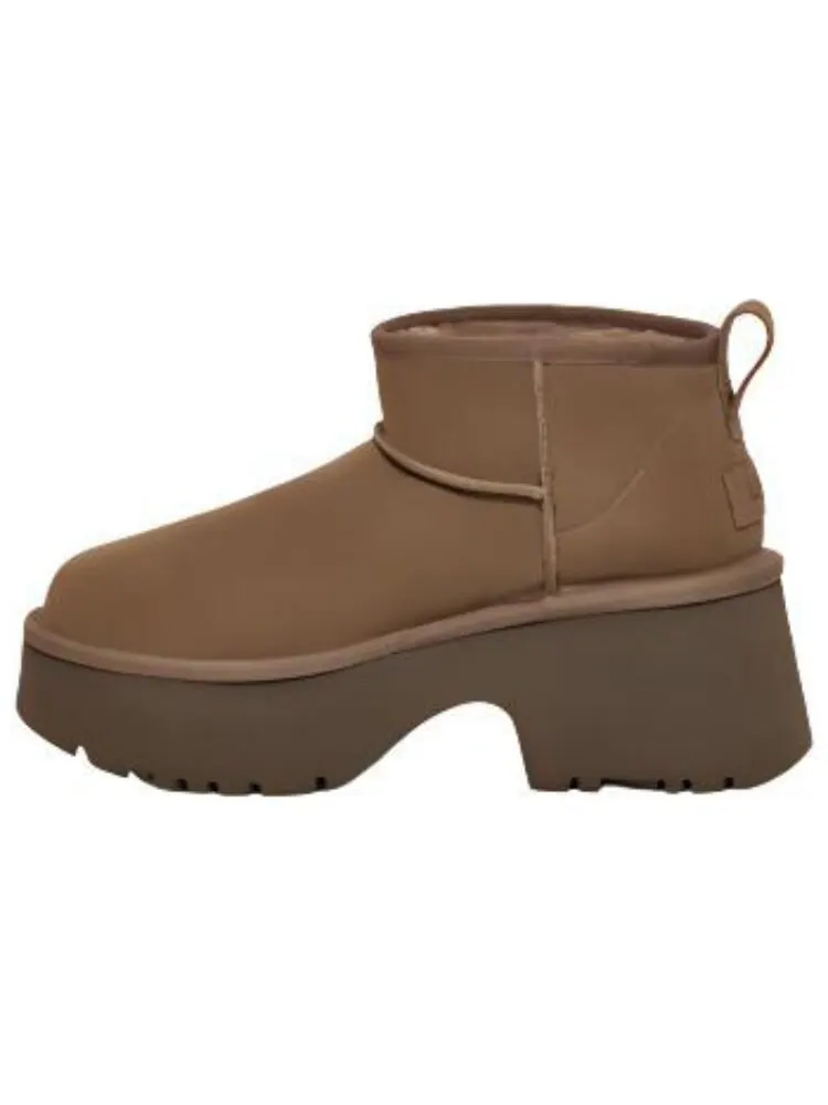 Ботинки UGG Classic Ultra Mini New Heights — изображение 1 из 5, коричневый