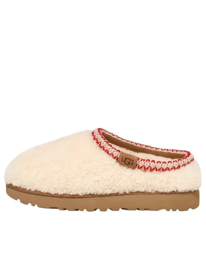 Шлепанцы (WMNS) UGG Tasman Maxi Curly Slipper 'Natural' — изображение 1 из 5, бежевый