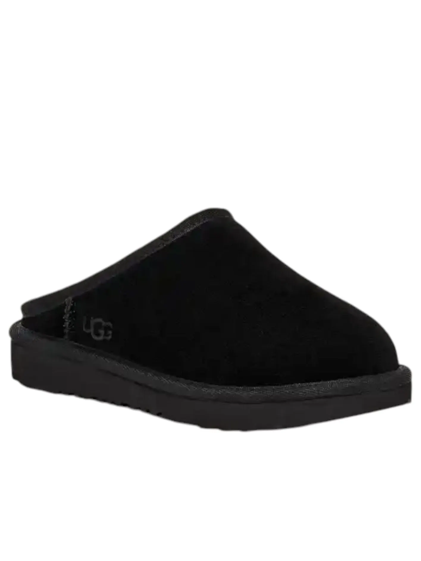 Сандалии (GS) UGG Classic Slip-On 'Black' — изображение 2 из 6, черный