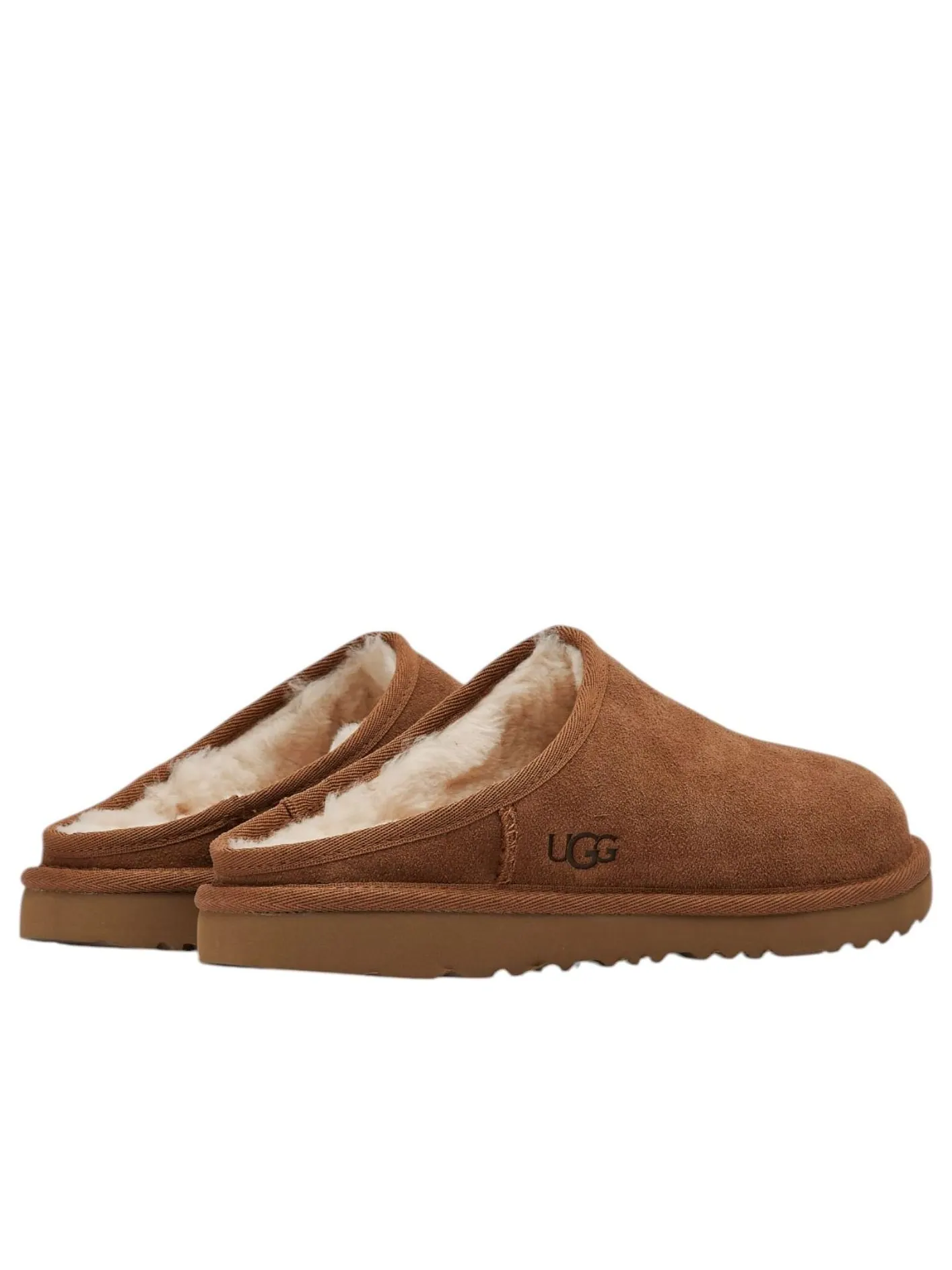 Сандалии (GS) UGG Classic Slip-On 'Chestnut' — изображение 3 из 5, коричневый