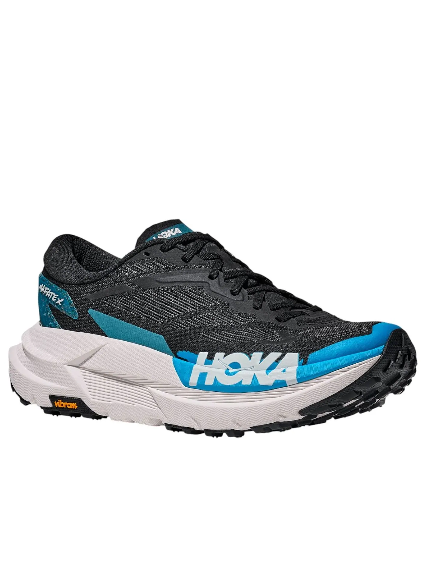 (WMNS) Hoka One One Mafate X 'Black Skyward Blue' — изображение 2 из 6, черный/синий
