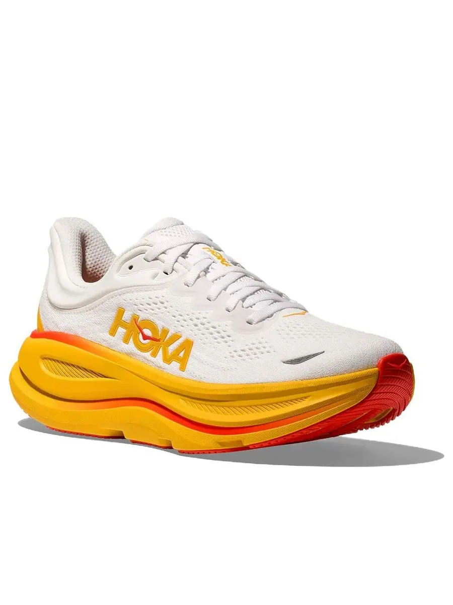 Кроссовки HOKA ONE ONE Bondi 9 'Frost Sunflower' — изображение 3 из 5, белый
