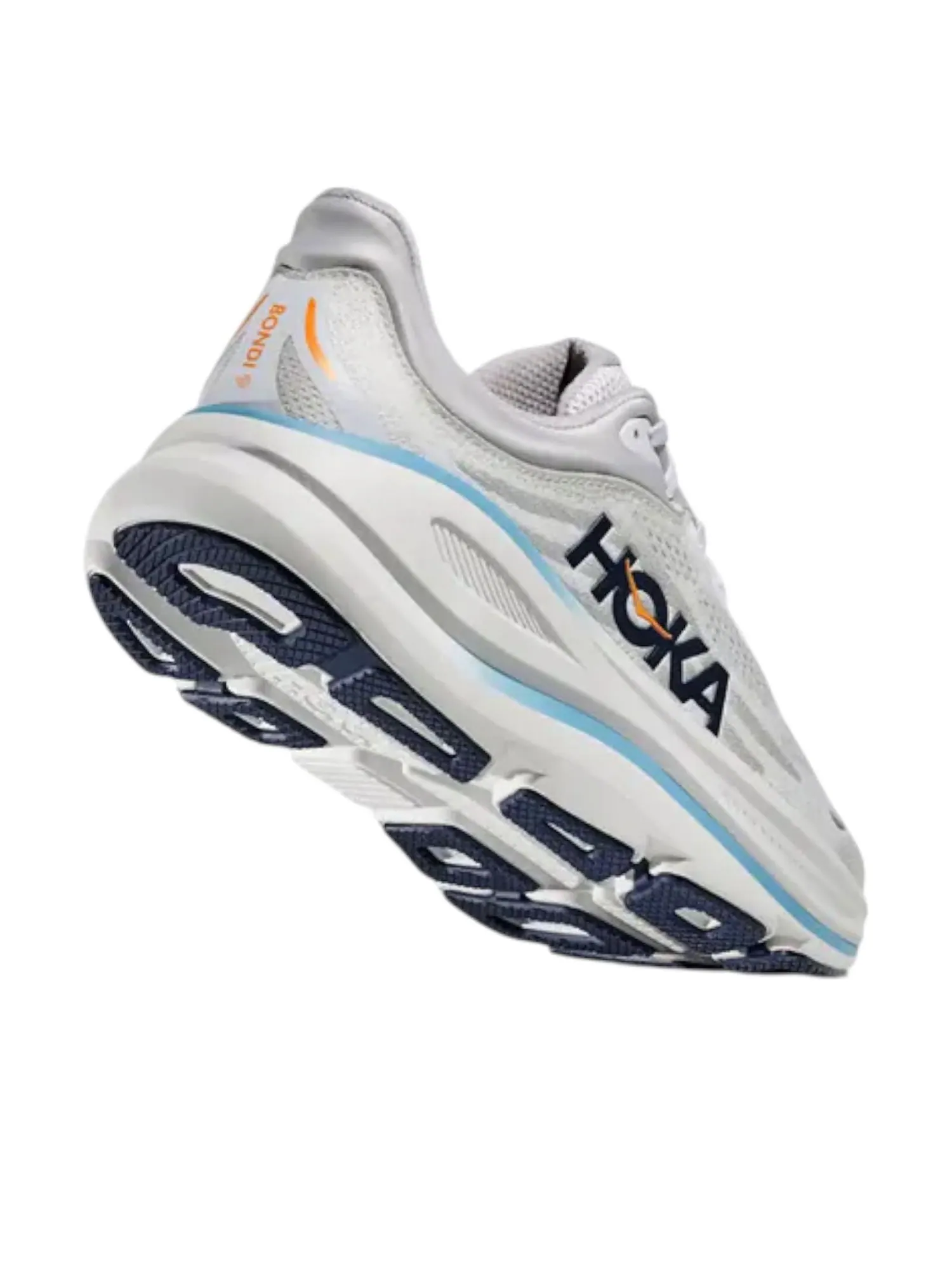 Hoka One One Bondi 9 'Stardust Cosmic Grey' — изображение 6 из 6, серый