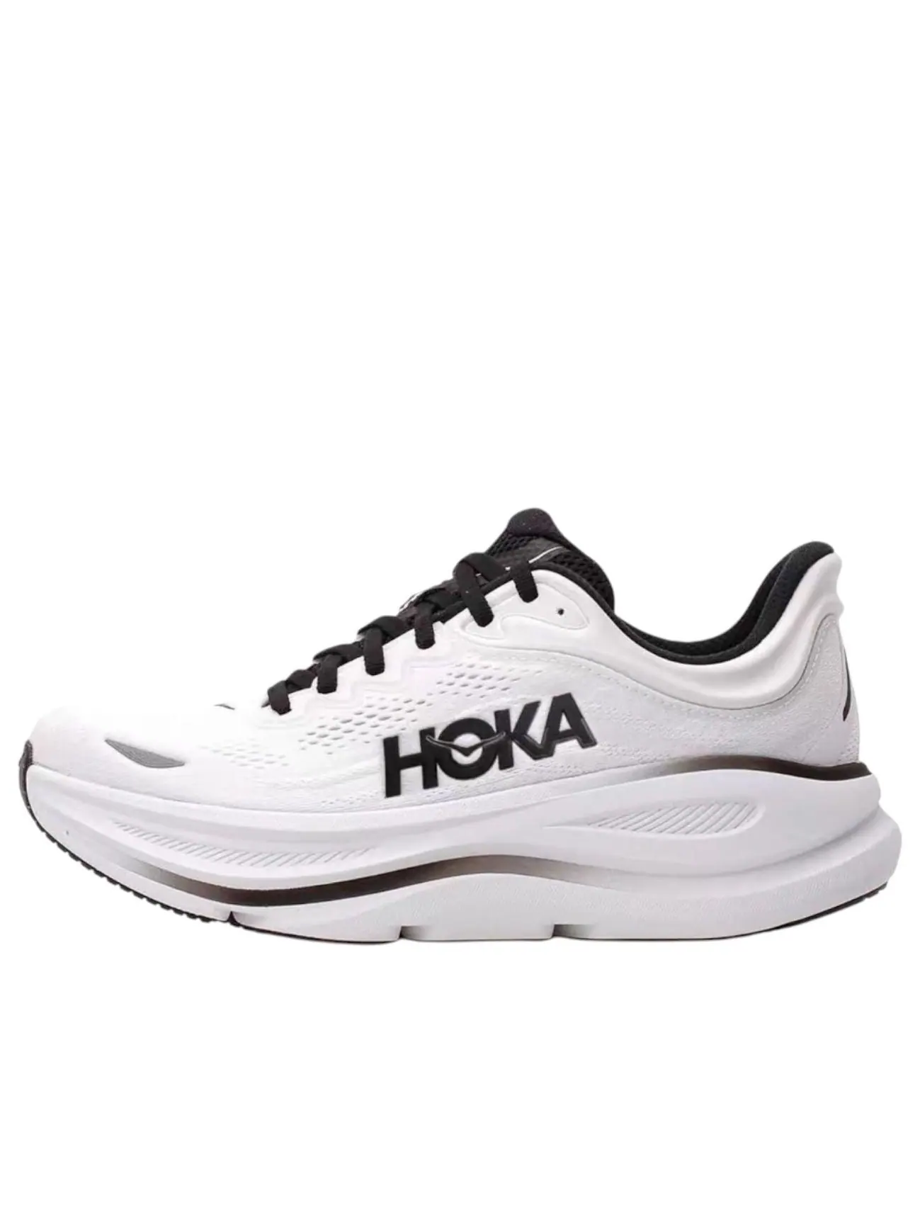 Hoka One One Bondi 9 'White Black' — изображение 1 из 5, белый/черный