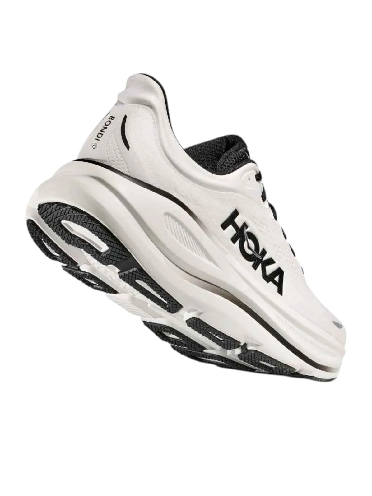 Hoka One One Bondi 9 'White Black' — изображение 4 из 5, белый/черный
