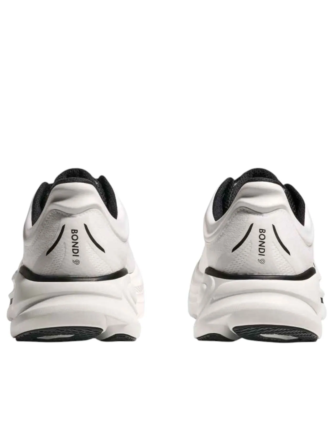 Hoka One One Bondi 9 'White Black' — изображение 5 из 5, белый/черный
