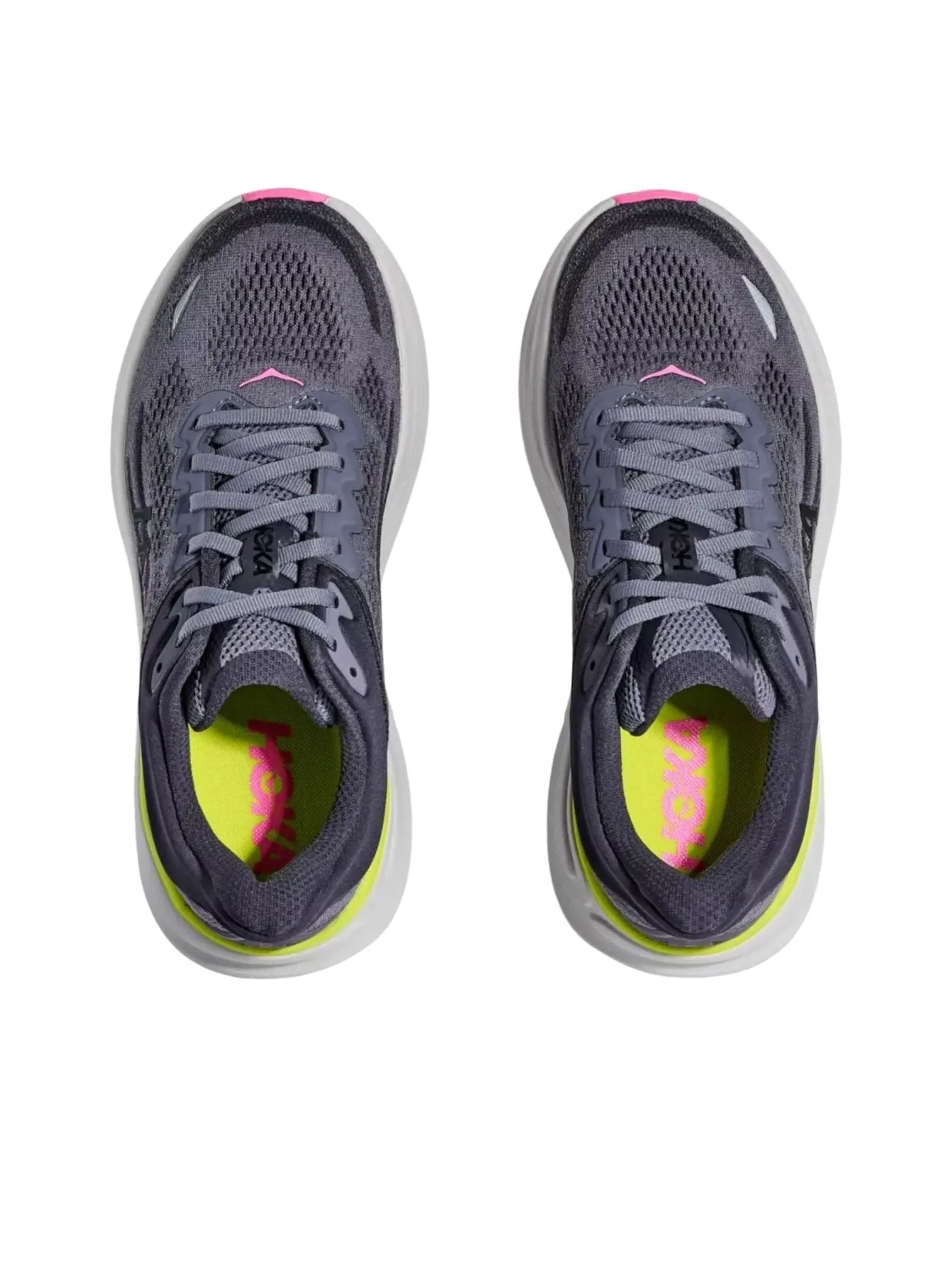 (WMNS) Hoka One One Bondi 9 'Charcoal Grey Grey Skies' — изображение 2 из 5, темно-серый серый/серый