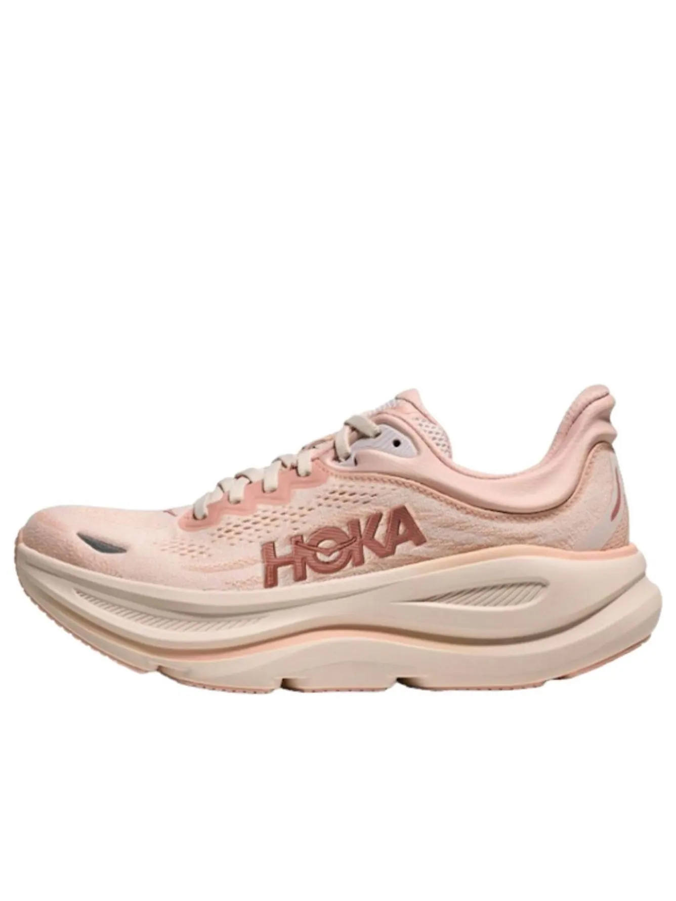 (WMNS) Hoka One One Bondi 9 'Rose Latte Rose Cream' — изображение 1 из 6, розовый/розовый кремовый