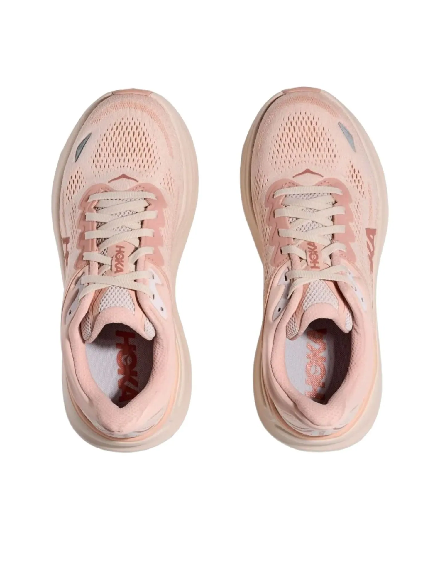 (WMNS) Hoka One One Bondi 9 'Rose Latte Rose Cream' — изображение 3 из 6, розовый/розовый кремовый