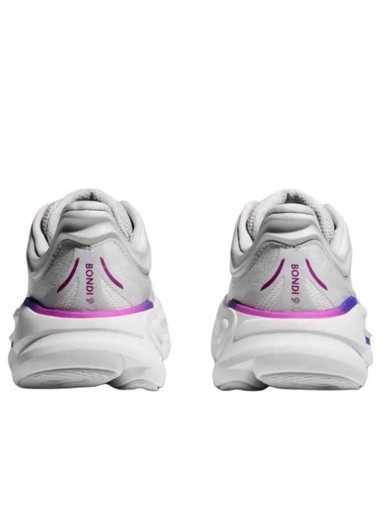 Кроссовки HOKA ONE ONE Bondi 9 Wide 'Cosmic Grey White' — изображение 4 из 5, серый