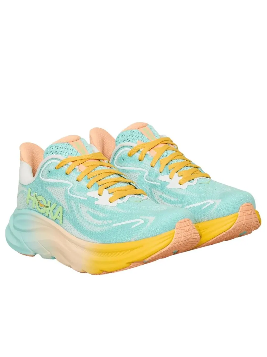 Кроссовки HOKA ONE ONE Clifton 10 'Run Club Pack' — изображение 2 из 5, оранжевый