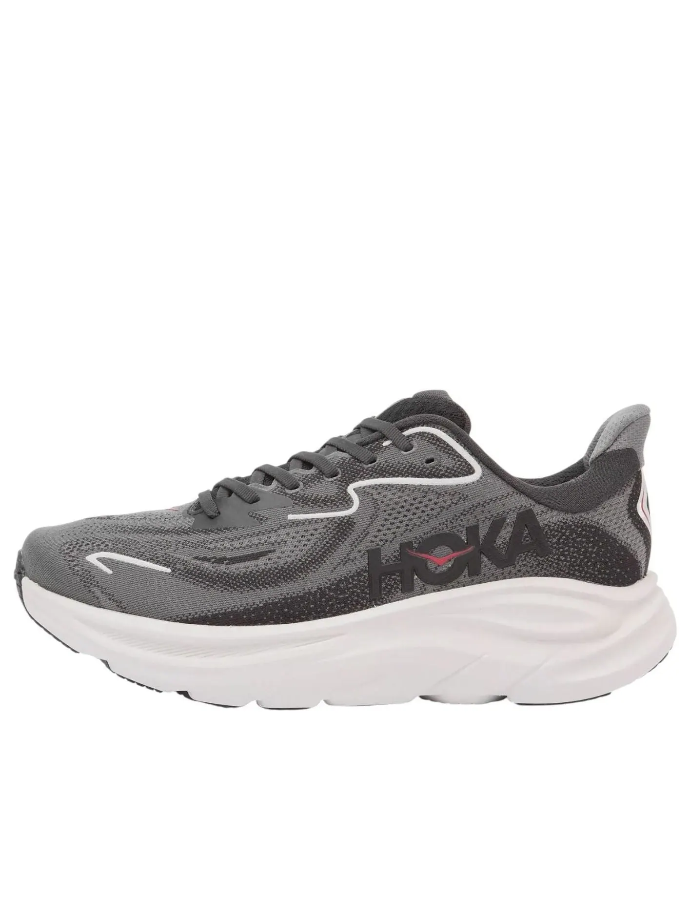 Кроссовки HOKA ONE ONE Clifton 10 'Carbon Black Satellite Grey' — изображение 1 из 5, серый