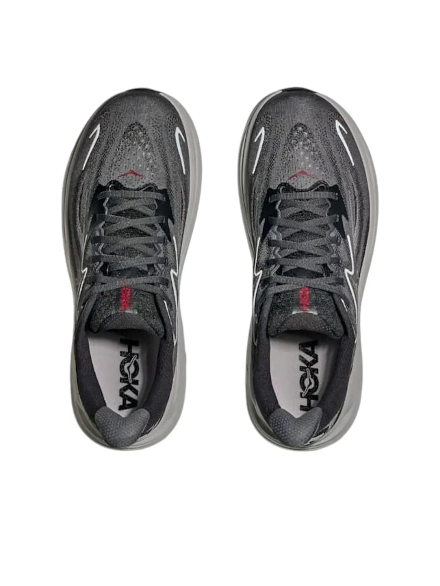 Кроссовки HOKA ONE ONE Clifton 10 'Carbon Black Satellite Grey' — изображение 4 из 5, серый