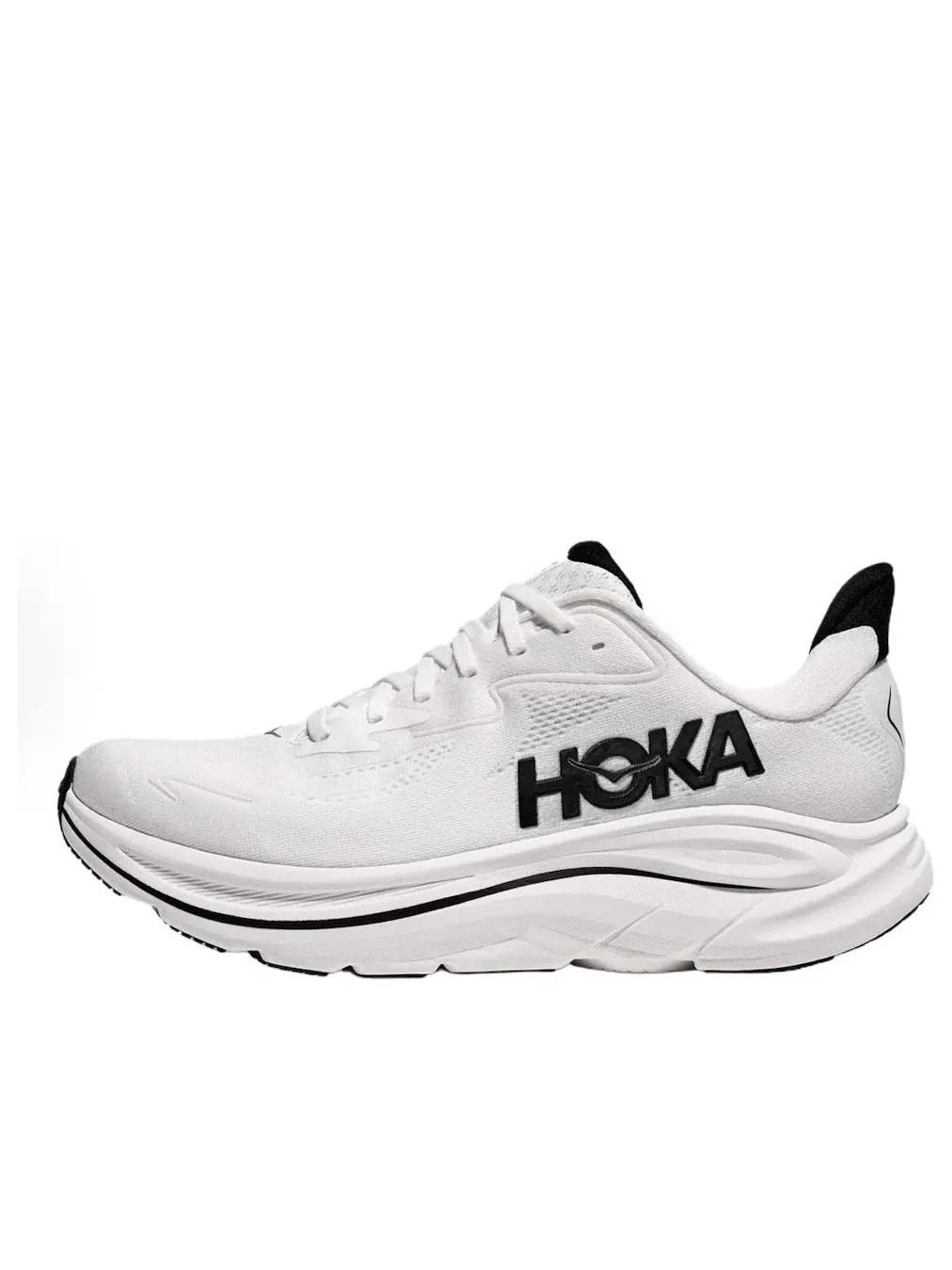 Hoka One One Clifton 10 'White Black' — изображение 1 из 6, белый/черный