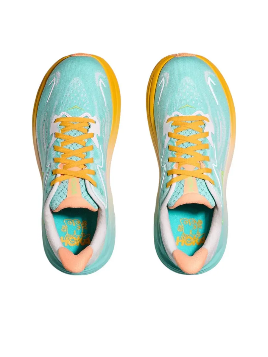 Кроссовки (WMNS) HOKA ONE ONE Clifton 10 'Run Club Pack' — изображение 5 из 6, зеленый