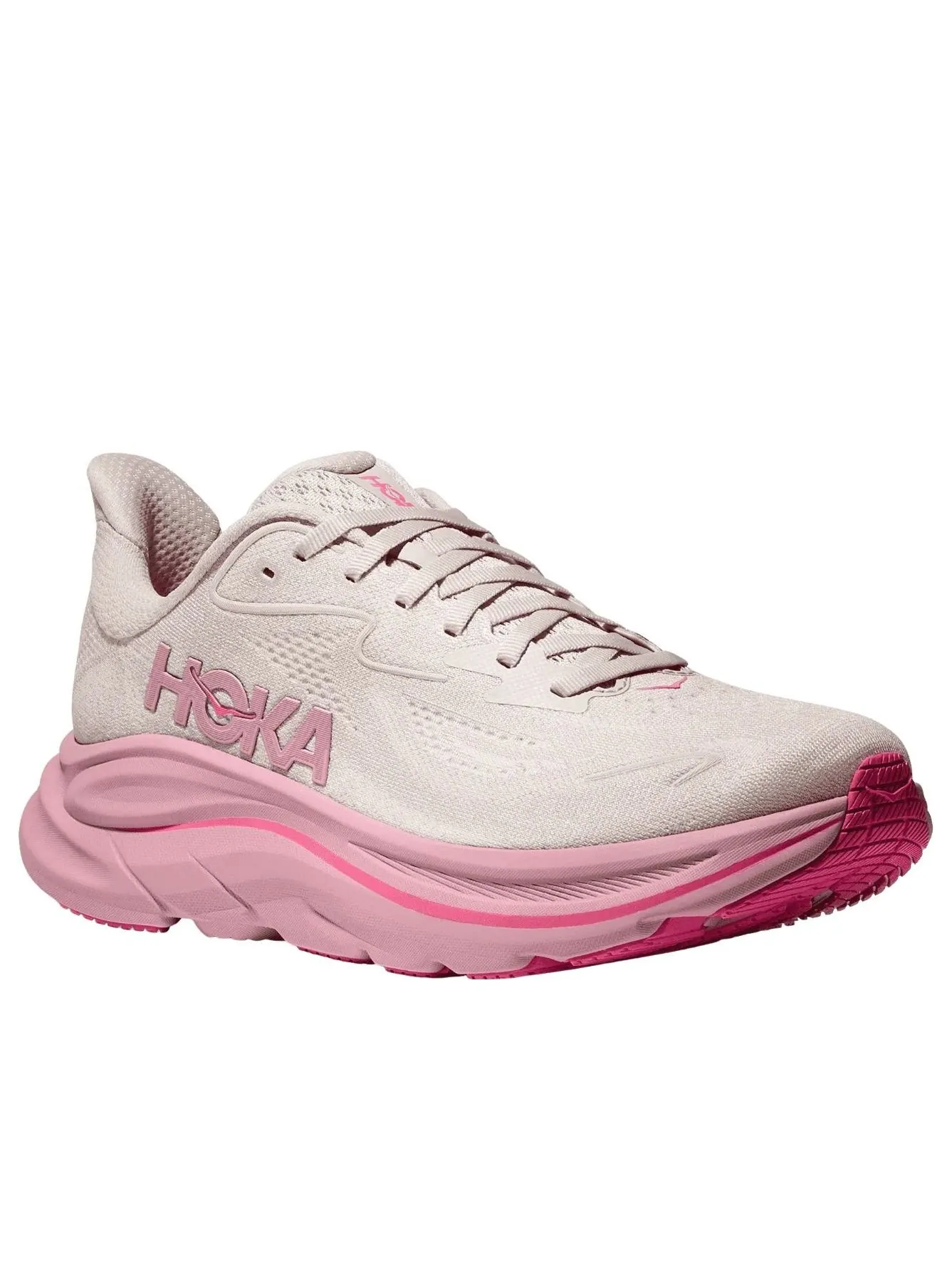 (WMNS) Hoka One One Clifton 10 'Rose Cream Dried Rose' — изображение 2 из 7, розовый кремовый/розовый