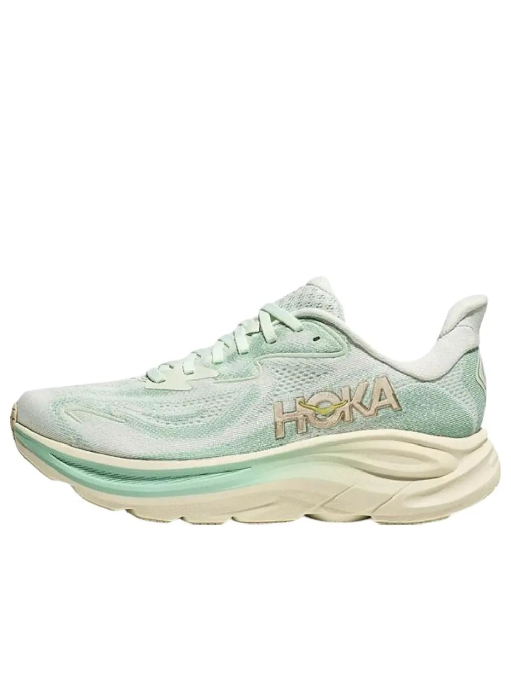 Кроссовки (WMNS) HOKA ONE ONE Clifton 10 'Sea Glass Jadeite' — изображение 1 из 5, зеленый