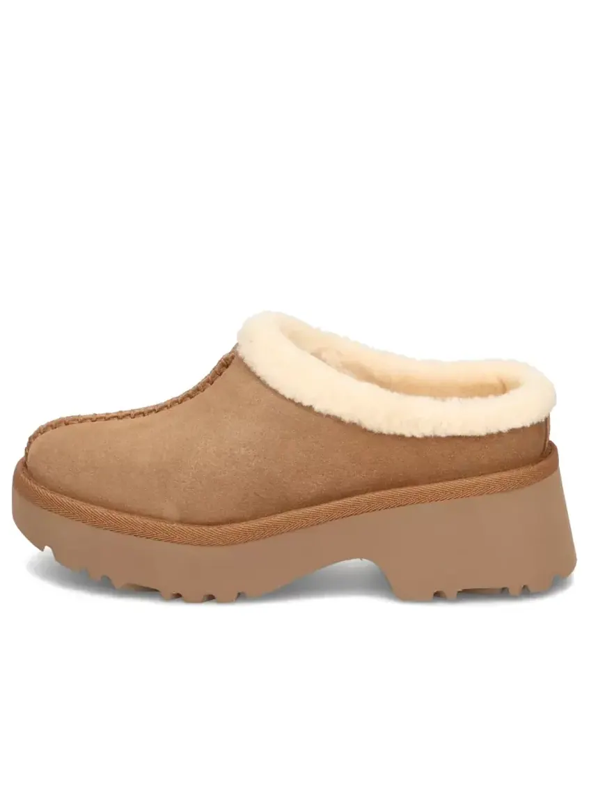 Кроссовки (WMNS) UGG New Heights Cozy Clog 'Chestnut' — изображение 1 из 5, бежевый