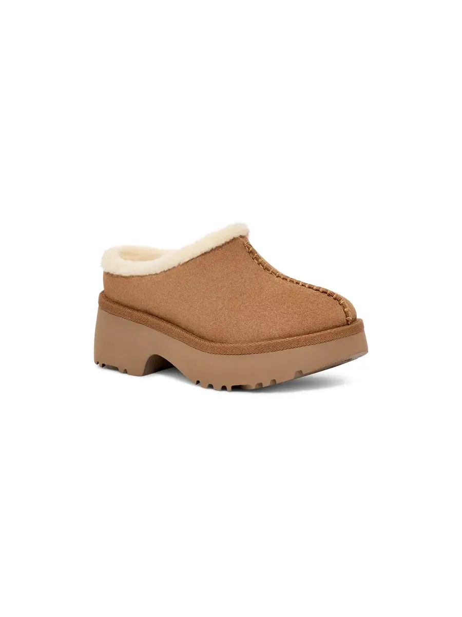 Кроссовки (WMNS) UGG New Heights Cozy Clog 'Chestnut' — изображение 3 из 5, бежевый