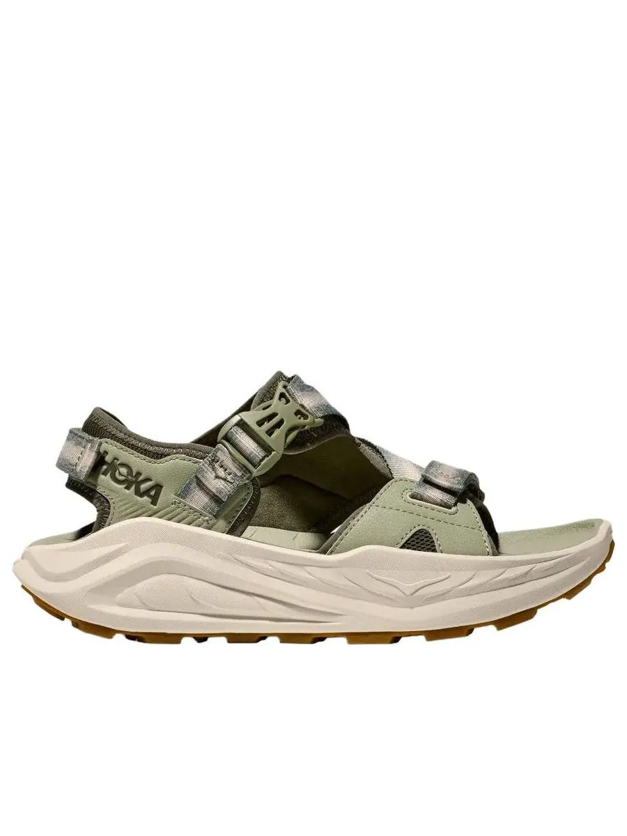 Сандалии HOKA ONE ONE Infini Hike TC 'Sea Moss Oat Milk' — изображение 2 из 8, оливковый зеленый