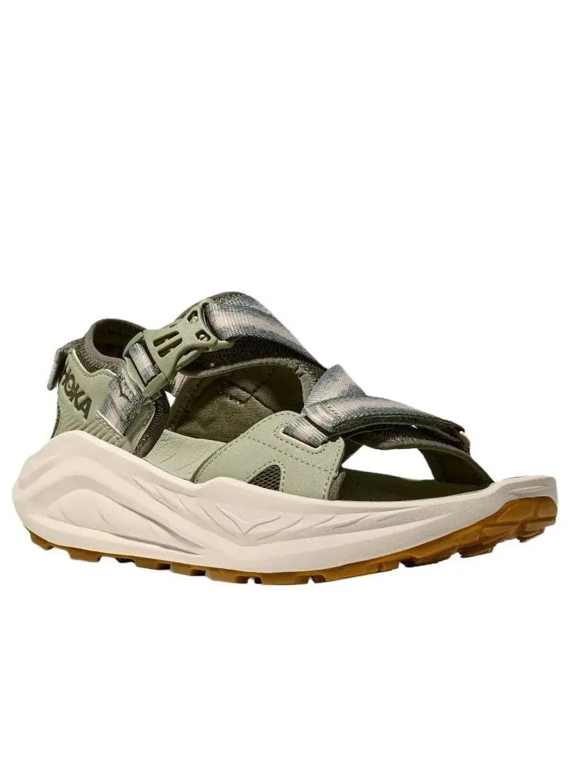 Сандалии HOKA ONE ONE Infini Hike TC 'Sea Moss Oat Milk' — изображение 3 из 8, оливковый зеленый