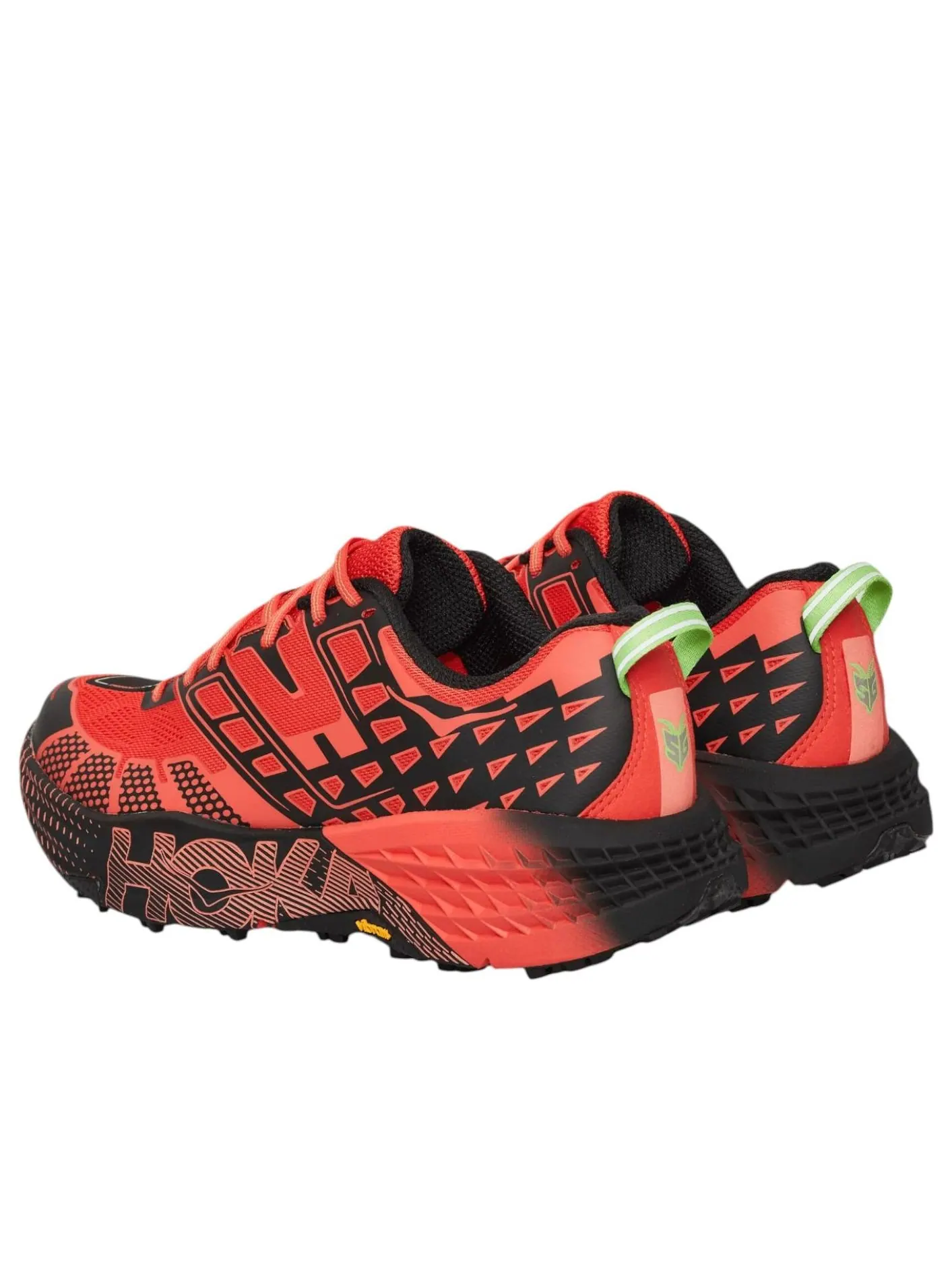 Hoka One One SpeedGoat 2 'Tomato Electric Green' — изображение 3 из 5, зеленый