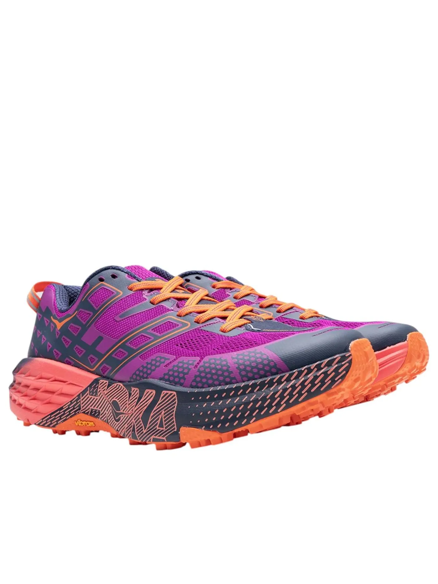 Hoka One One Speedgoat 2 'Wild Flower Electric Tangerine' — изображение 2 из 5, оранжевый