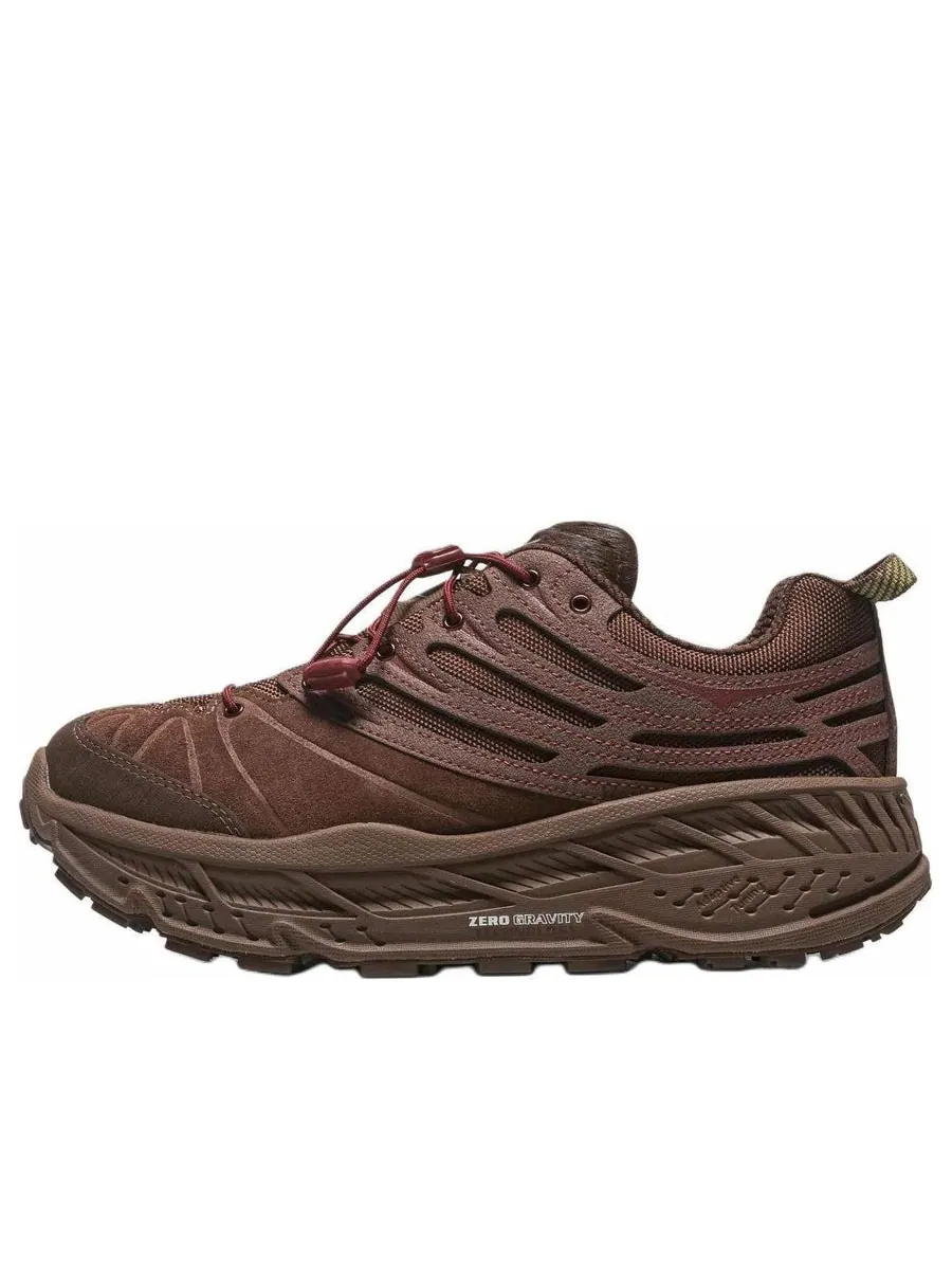 Кроссовки HOKA ONE ONE Stinson EVO OG TP 'Cold Brew Varsity Burgundy' — изображение 1 из 5, бордовый