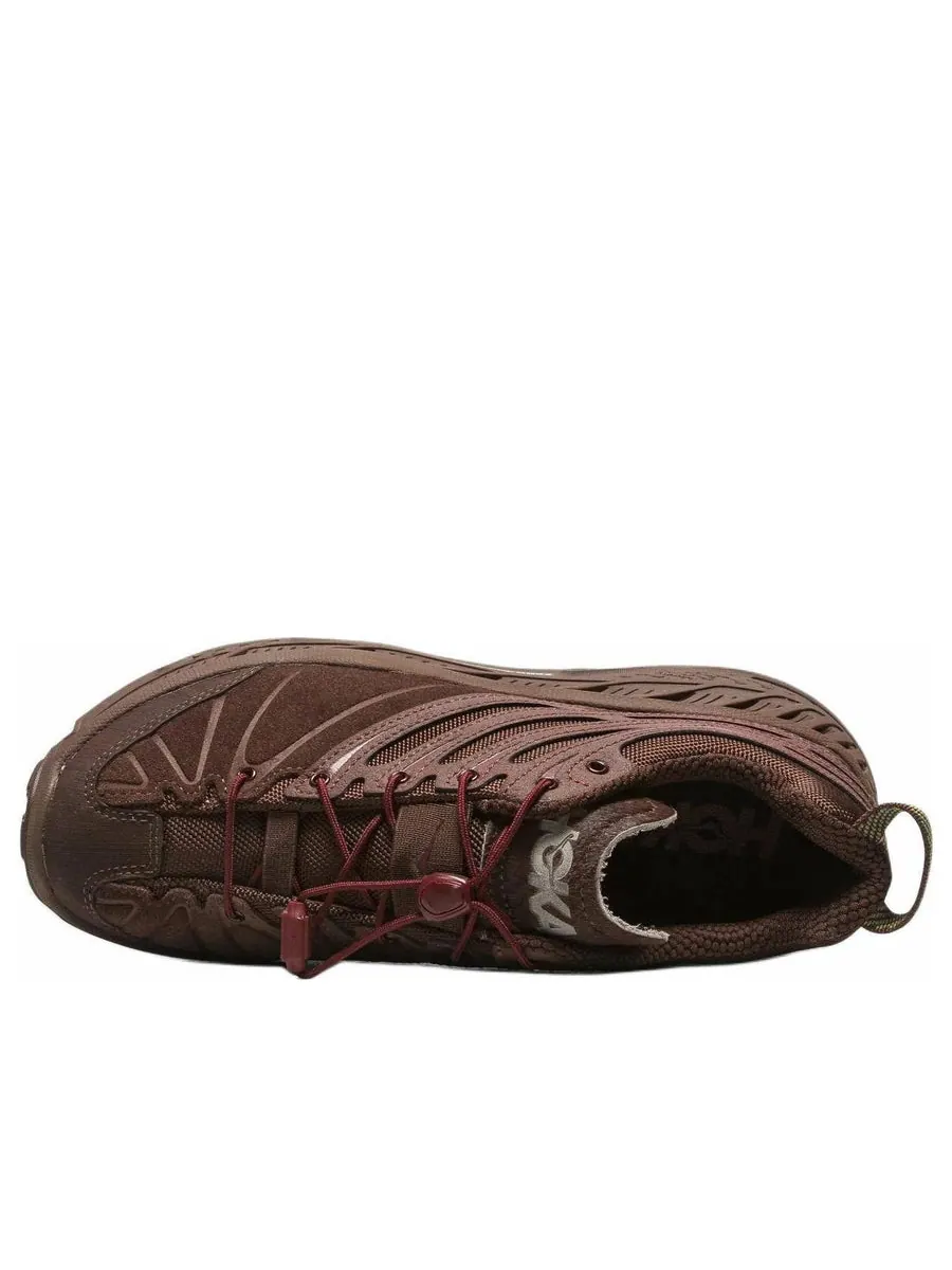 Кроссовки HOKA ONE ONE Stinson EVO OG TP 'Cold Brew Varsity Burgundy' — изображение 4 из 5, бордовый