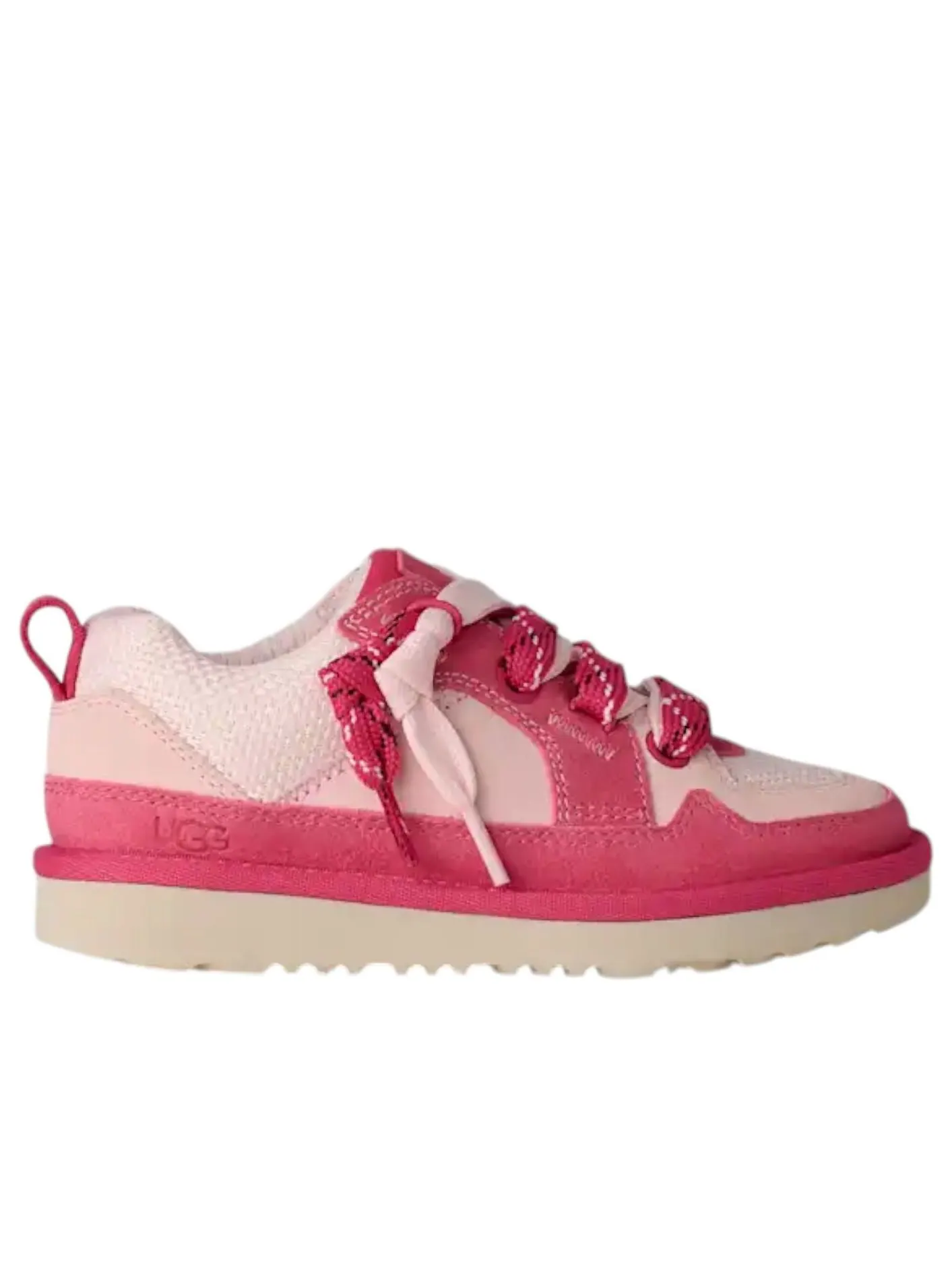 Кроссовки (GS) UGG Lo Lowmel 'Pink Bloom Multi' — изображение 6 из 6, розовый