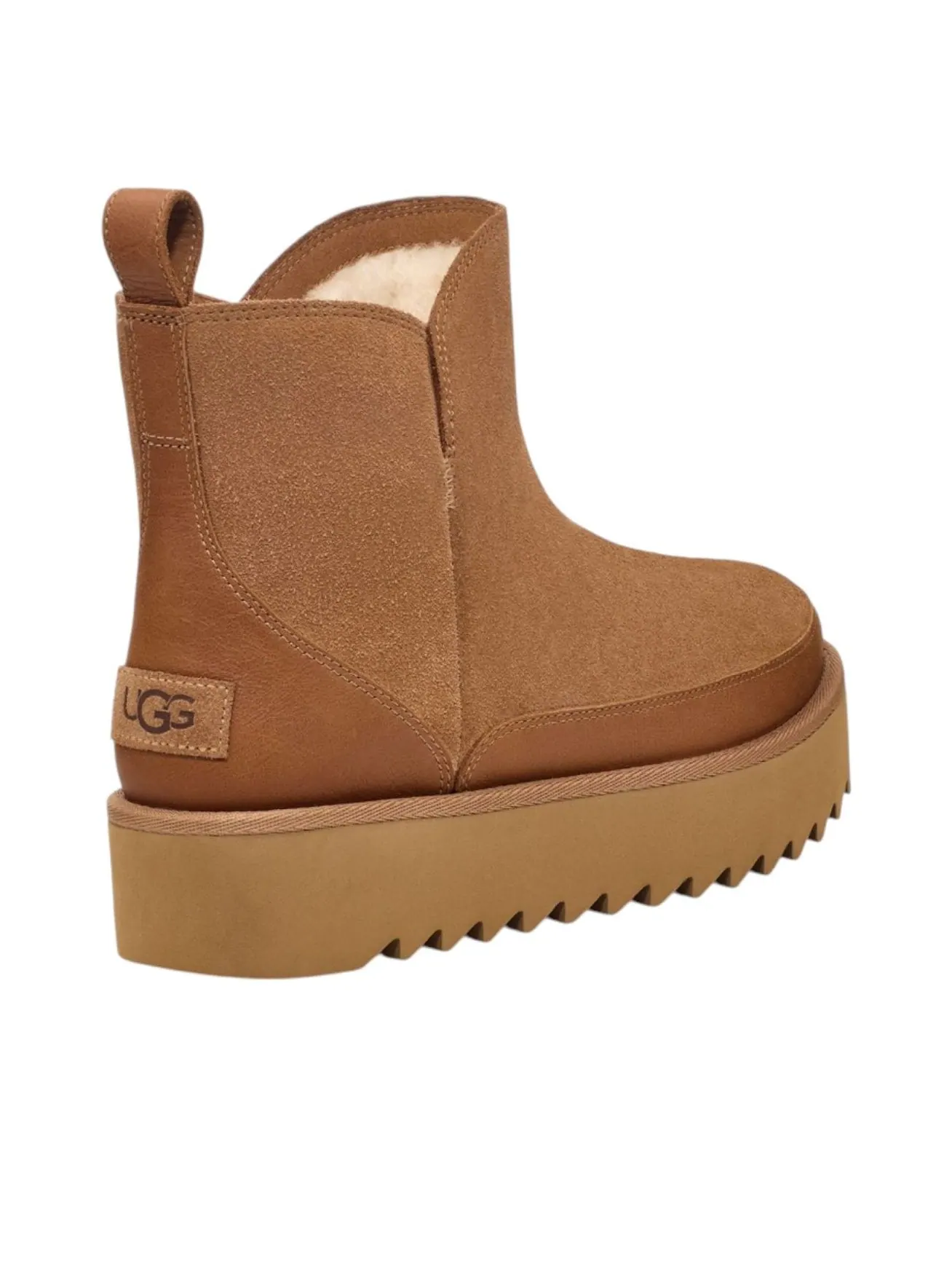 Угги (WMNS) UGG Alina Mini Platform Boots 'Chestnut' — изображение 3 из 5, коричневый