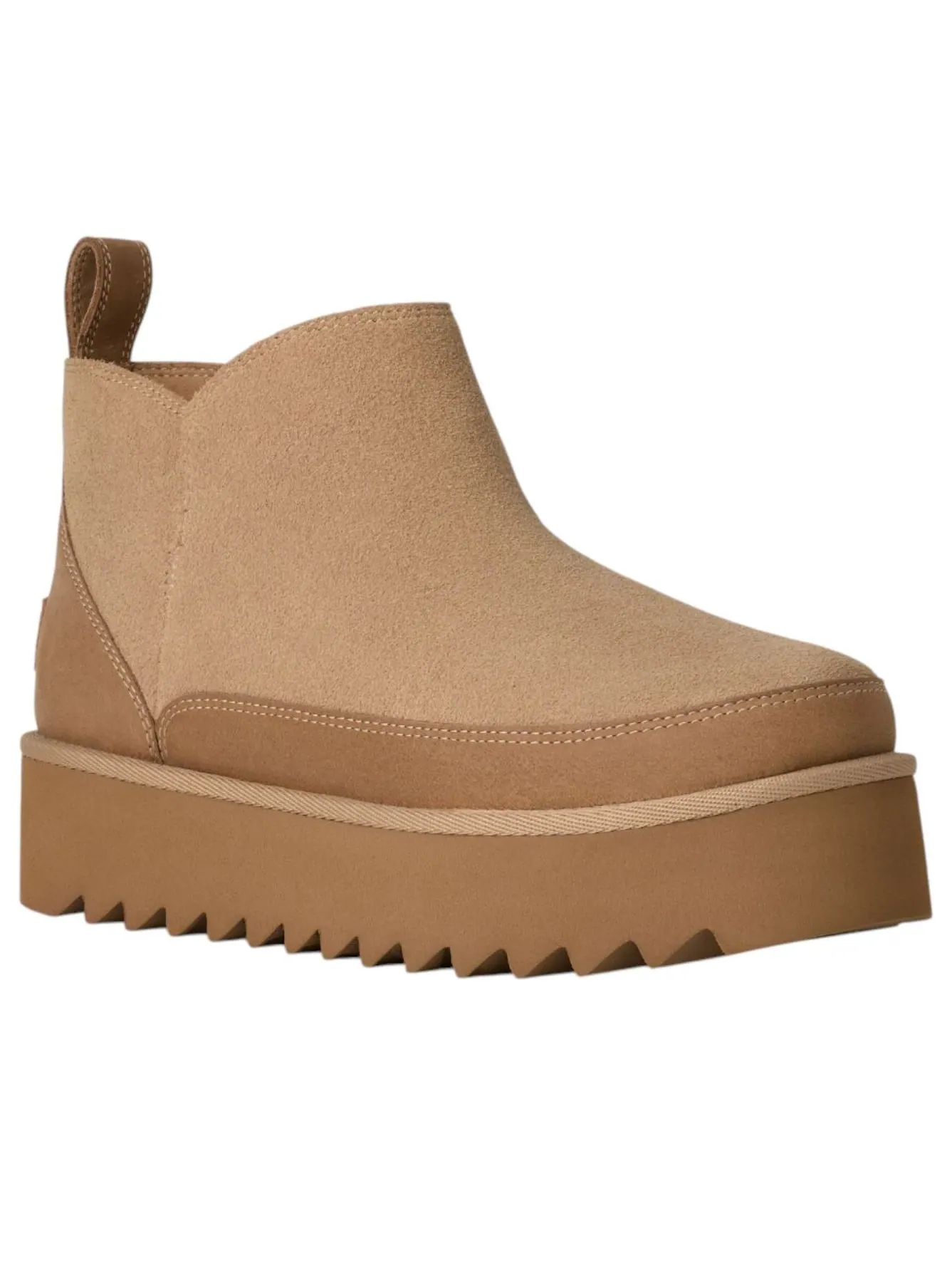 Ботинки (WMNS) UGG Alina Ultra Mini Platform Boots 'Sand' — изображение 2 из 5, коричневый