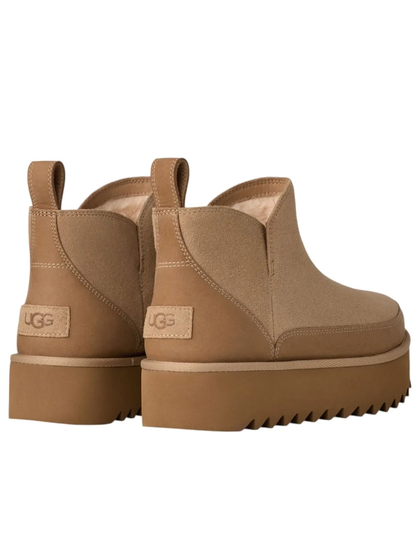 Ботинки (WMNS) UGG Alina Ultra Mini Platform Boots 'Sand' — изображение 3 из 5, коричневый