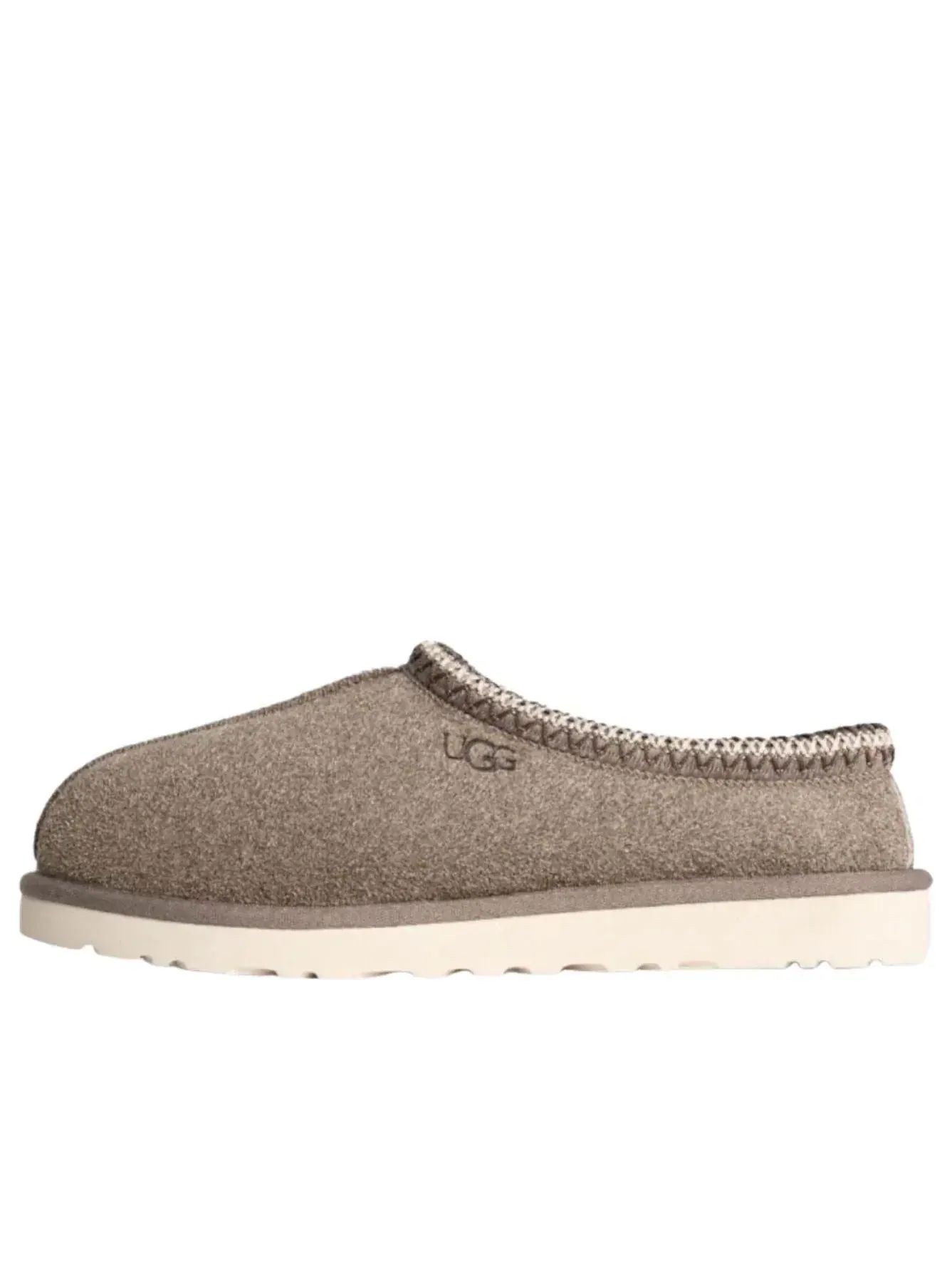 Замшевые тапочки UGG Tasman Shaggy 'Smoke Plume' — изображение 1 из 5, серый
