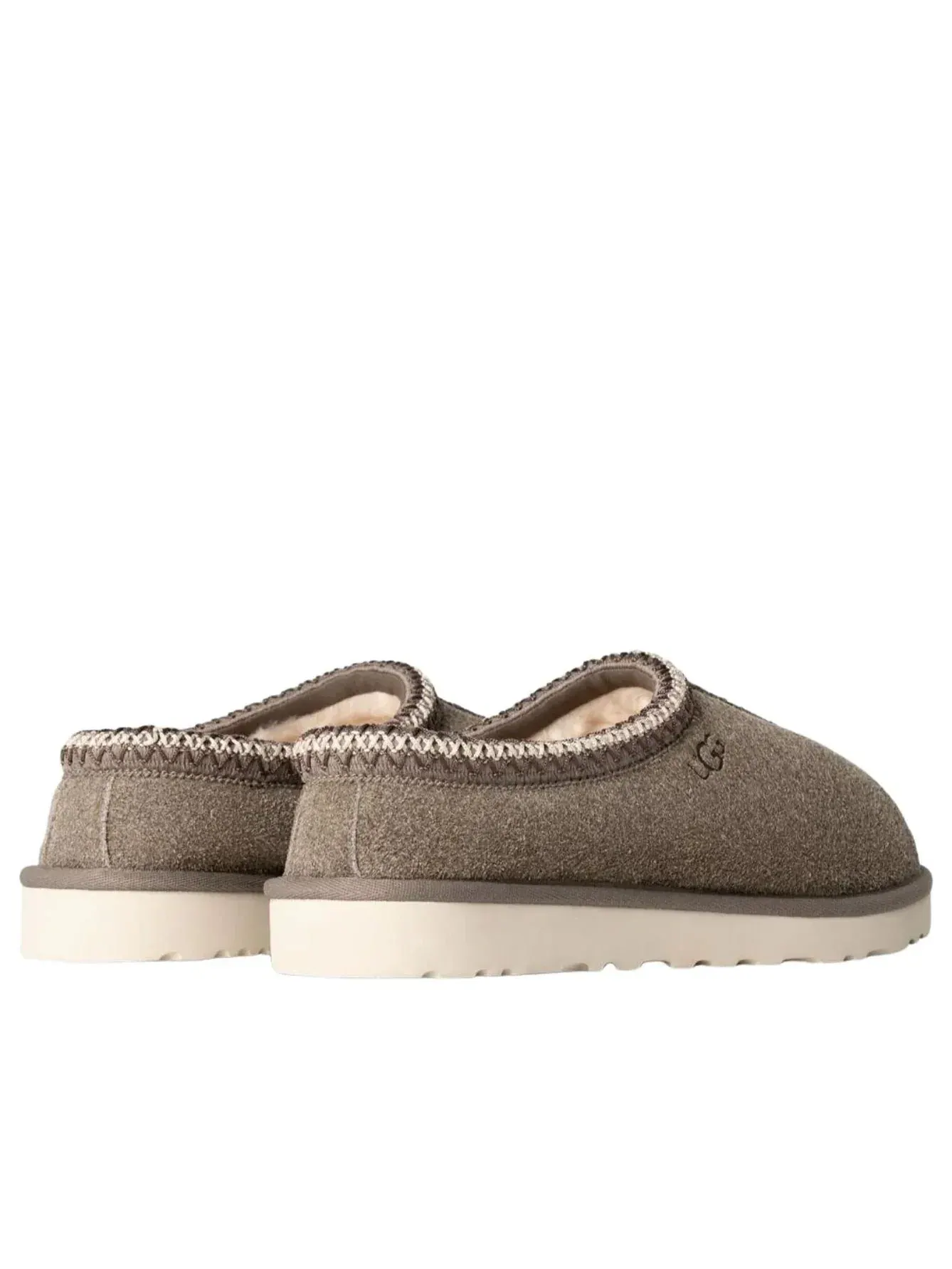 Замшевые тапочки UGG Tasman Shaggy 'Smoke Plume' — изображение 2 из 5, серый