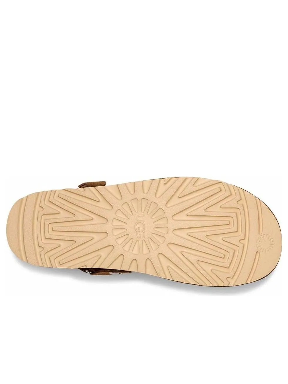 Сандалии (WMNS) UGG Goldenstar Glide Sandal 'Chestnut' — изображение 5 из 5, бежевый