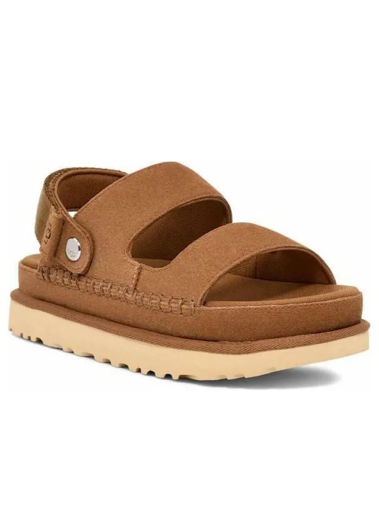 (WMNS) Сандалии UGG Goldenstar Glide 'Chestnut' — изображение 2 из 5, орех