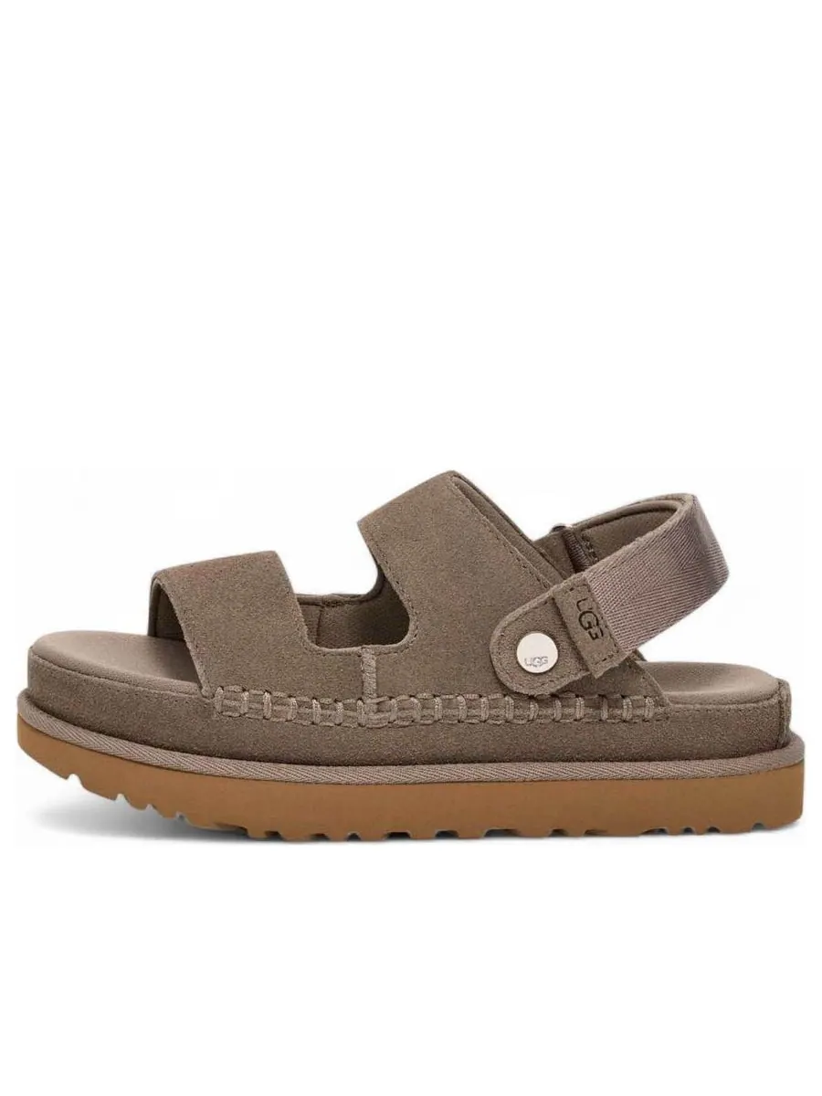 Сандалии (WMNS) UGG Goldenstar Glide 'Smoke Plume' — изображение 1 из 3, коричневый