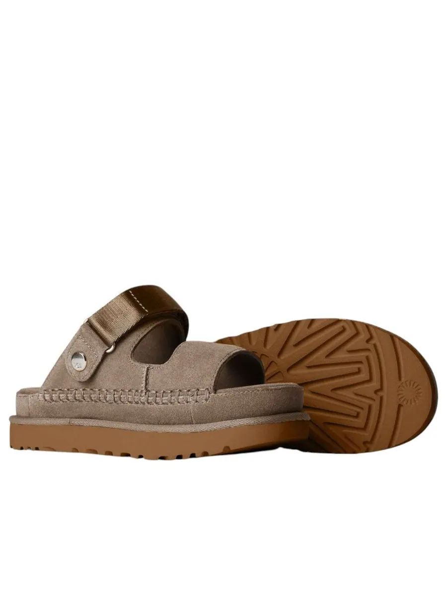 Сандалии (WMNS) UGG Goldenstar Glide 'Smoke Plume' — изображение 2 из 3, коричневый