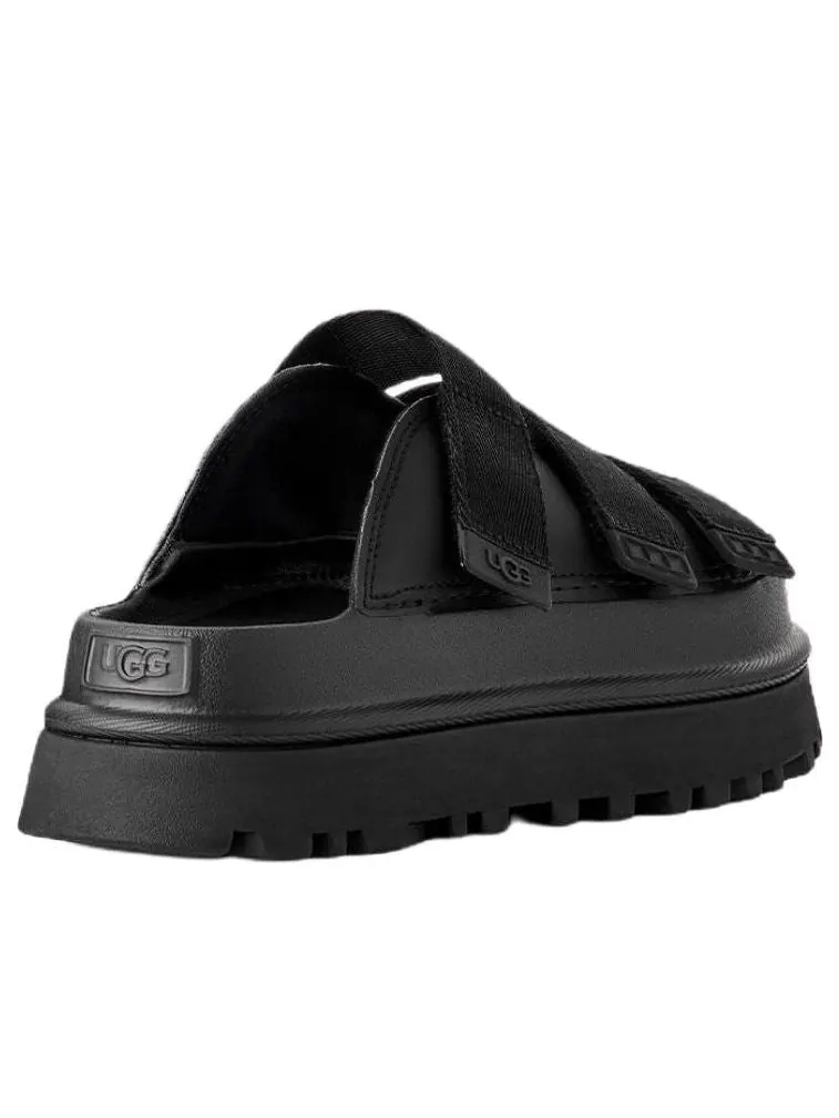 Шлепанцы (WMNS) UGG GoldenGlow Slide 'Black' — изображение 3 из 5, черный